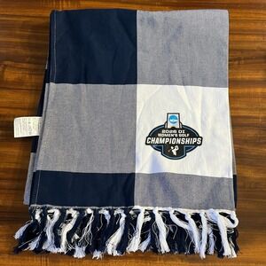 NCAA 2026 DI Womens Golf Championships Throw Blanket Buffalo Check Fringe Cotton